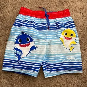 Baby shark 5T swim trunks